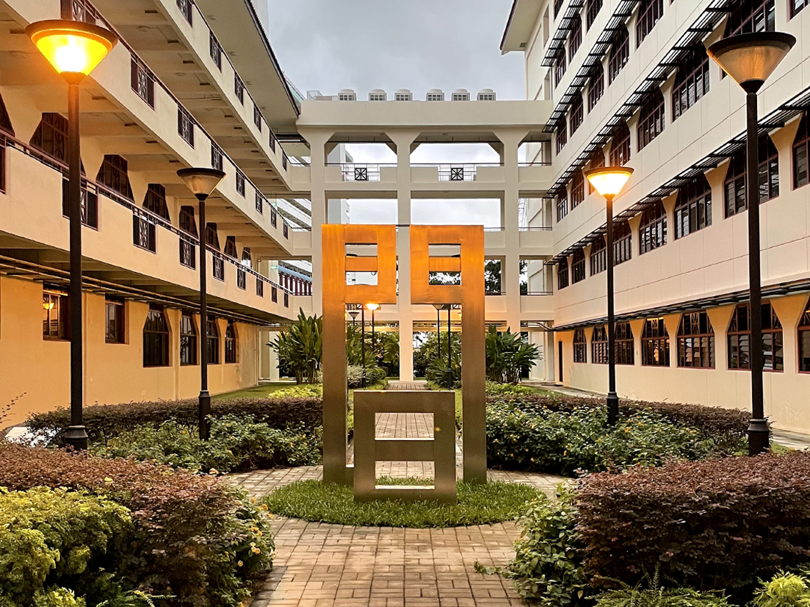 cheryl chiw jian sculpture at CHIJ Katong Convent